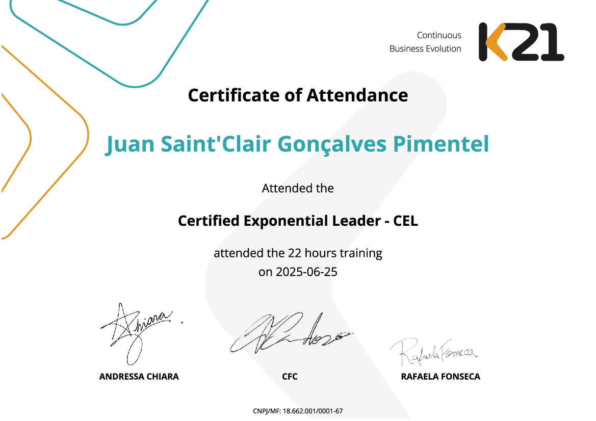 Certificado K21